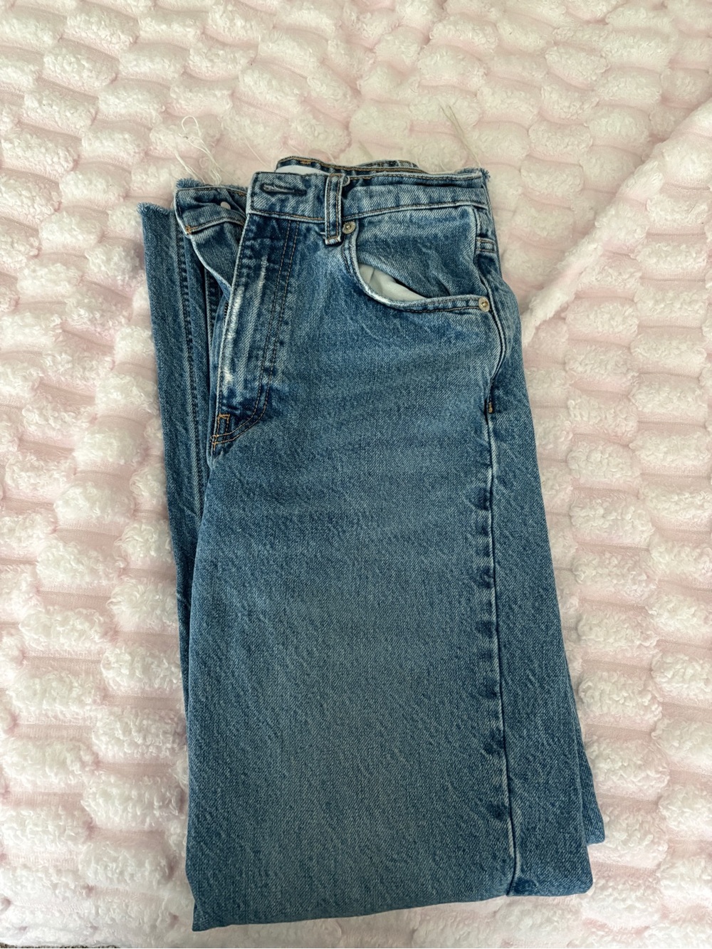 Zara wide leg High-Rise Jeans